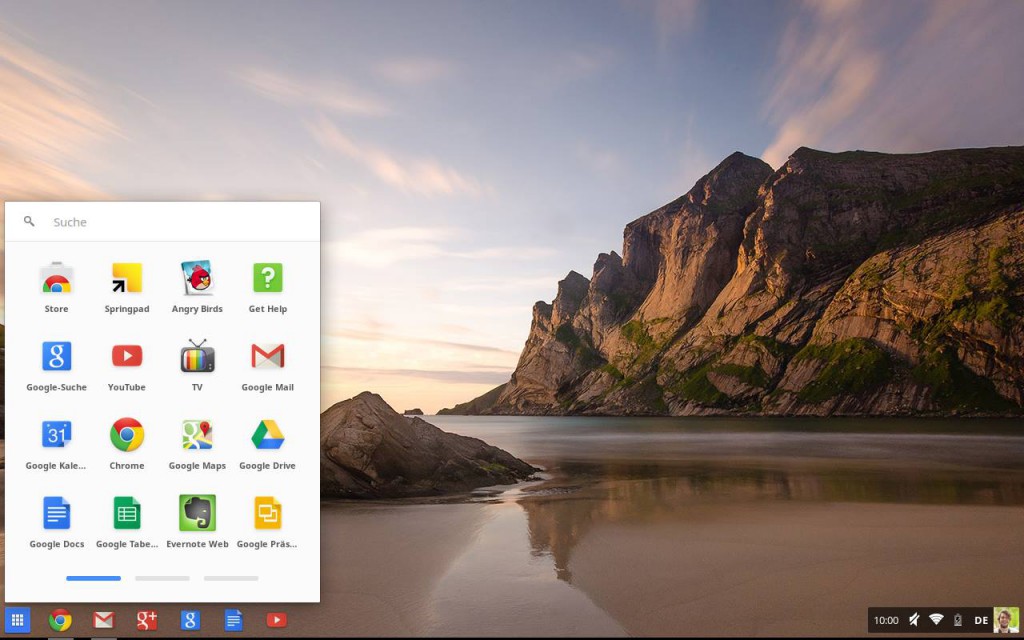 Chromebook desktop