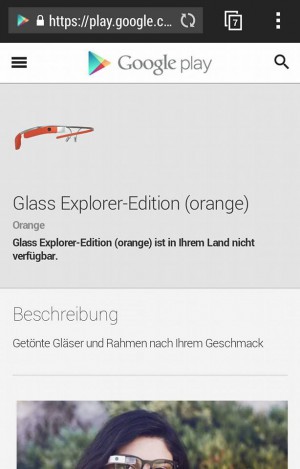 Google Glass noch nicht in Deutschland verfügbar